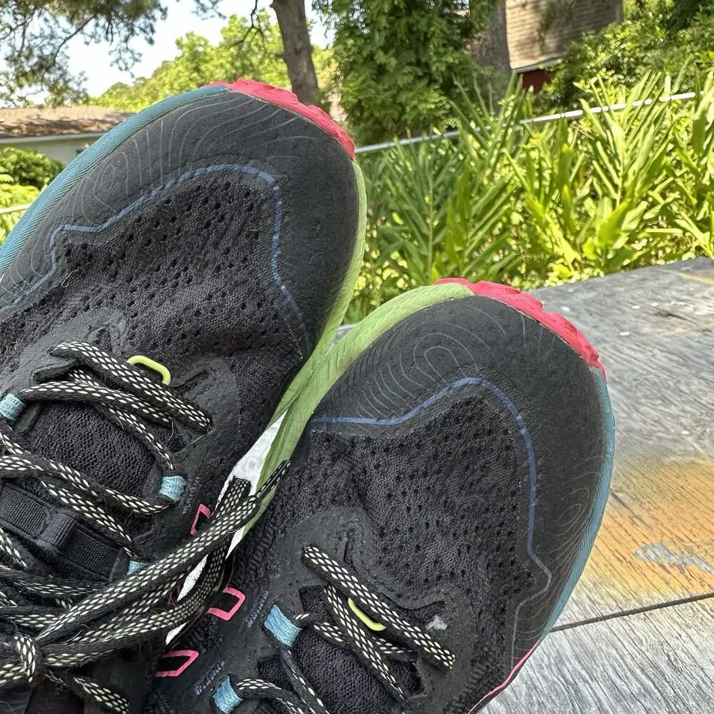 ASICS Trabuco Max 2 Trail Running Shoes Black Hot Pink Women's 9 No Insoles 875